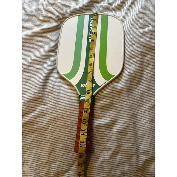 Prince Element pickleball paddle recreational series retro design green white - Picture 8 of 10
